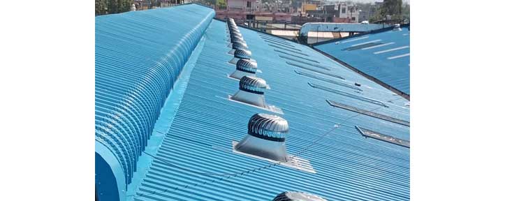 Turbo Ventilators on roof